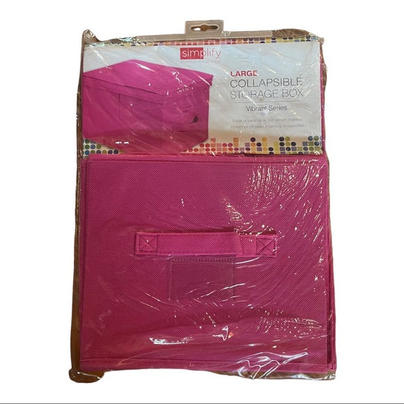 SIMPLIFY Pink Maximum Storage Space 6 Piece Bundle NWT - Picture 2 of 8